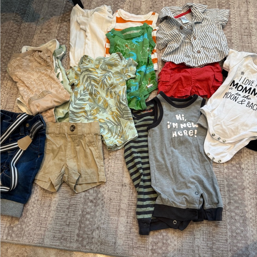Assorted NB Baby summer Clothing Set